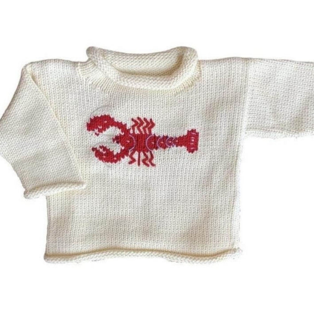 The Red Wagon Boston Lobster Roll Neck Sweater